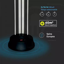 Carica l'immagine nel visualizzatore di Gallery, LAMPADA BATTERICIDA UV AD OZONO con sensore