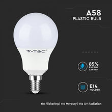 Cargar imagen en el visor de la galería, V-TAC LAMPADINA LED E14 9W BULB A60 CHIP SAMSUNG