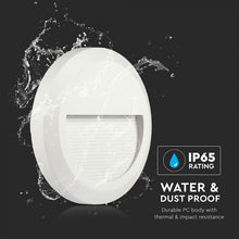 Carica l'immagine nel visualizzatore di Gallery, V-TAC FARETTO SEGNAPASSO LED A MONTAGGIO SUPERFICIALE ROTONDO 2W PER ESTERNO