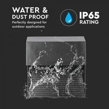 Carica l'immagine nel visualizzatore di Gallery, V-TAC FARETTO SEGNAPASSO LED A MONTAGGIO SUPERFICIALE QUADRATO 3W PER ESTERNO