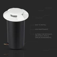 Carica l'immagine nel visualizzatore di Gallery, V-TAC PUNTO LUCE LED 1W SEGNAPASSO DA INTERRAMENTO 4 VIE  IP67
