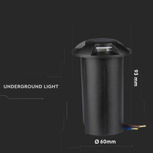 Carica l'immagine nel visualizzatore di Gallery, V-TAC PUNTO LUCE LED 1W SEGNAPASSO DA INTERRAMENTO 4 VIE  IP67