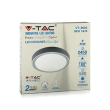 Cargar imagen en el visor de la galería, V-TAC PLAFONIERA LED 40W FORMA CIRCOLARE CON TELECOMANDO