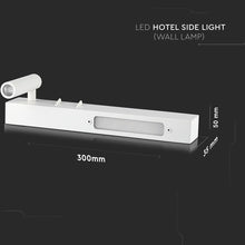 Carica l'immagine nel visualizzatore di Gallery, V-TAC LAMPADA DA MURO WALL LIGHT LED CREE 3W + SMD 6W COLORE BIANCO
