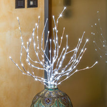 Carica l'immagine nel visualizzatore di Gallery, Ramo argento h 100 cm, 144 led bianco , cavo trasparente