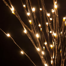 Carica l'immagine nel visualizzatore di Gallery, Ramo marrone, h. 100 cm, led bianco caldo
