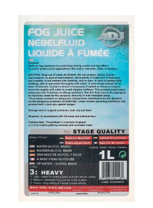 ADJ Fog juice 3 heavy - 1 Litri