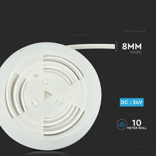 Carica l'immagine nel visualizzatore di Gallery, V-TAC LED NEON STRIPLIGHT 24V IMPERMEABILE BIANCA