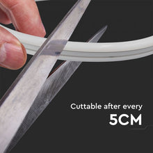 Carica l'immagine nel visualizzatore di Gallery, V-TAC LED NEON FLEX STRIPLIGHT 6,5W/M 24V IP68 BIANCO