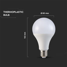 Carica l'immagine nel visualizzatore di Gallery, V-TAC LAMPADINA LED E27 18W BULB A80