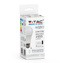 Carica l'immagine nel visualizzatore di Gallery, V-TAC SMART LAMPADINA LED WI-FI E27 11W BULB A60 RGB+W 4IN1 DIMMERABILE