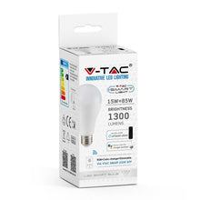Carica l'immagine nel visualizzatore di Gallery, V-TAC SMART LAMPADINA LED WI-FI E27 15W BULB A65 RGB+W 4IN1 DIMMERABILE