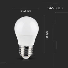 Carica l'immagine nel visualizzatore di Gallery, V-TAC SMART LAMPADINA LED WI-FI E27 4,5W MINIGLOBO G45 RGB+W 4IN1 DIMMERABILE