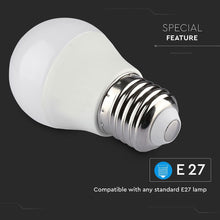 Carica l'immagine nel visualizzatore di Gallery, V-TAC SMART LAMPADINA LED WI-FI E27 4,5W MINIGLOBO G45 RGB+W 4IN1 DIMMERABILE
