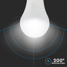 Carica l'immagine nel visualizzatore di Gallery, V-TAC LAMPADINA LED E27 11W BULB A60 CON SENSORE DI MOVIMENTO A MICROONDE E CREPUSCOLARE