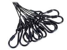 Carica l'immagine nel visualizzatore di Gallery, Ultralite funi di sicurezza Set 3mm/60cm 10pcs. Nero