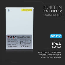 Cargar imagen en el visor de la galería, V-TAC ALIMENTATORE 60W RAINPROOF IP45 A 2 USCITE CON MORSETTI A VITE