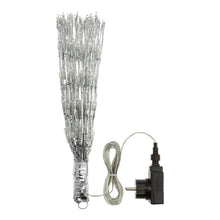 Cargar imagen en el visor de la galería, Stella argento flashing, h. 60 cm, led bianco freddo o caldo