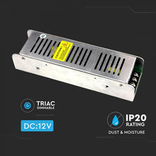 Cargar imagen en el visor de la galería, V-TAC ALIMENTATORE SLIM SERIES 150W TRIAC DIMMERABILE A 2 USCITE