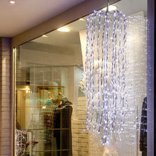 Cargar imagen en el visor de la galería, Ramo di salice luminoso argento, 480 led bianco freddo o caldo