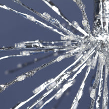 Cargar imagen en el visor de la galería, Stella argento fuochi d'artificio, led bianco freddo