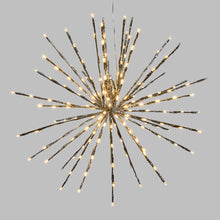 Cargar imagen en el visor de la galería, Stella argento flashing, h. 60 cm, led bianco freddo o caldo