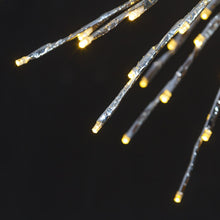 Cargar imagen en el visor de la galería, Stella argento flashing, h. 60 cm, led bianco freddo o caldo