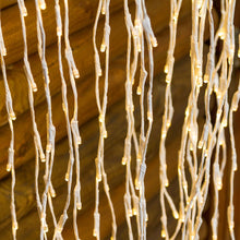 Cargar imagen en el visor de la galería, Ramo di salice luminoso bianco, 480 led bianco caldo