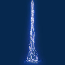 Carica l'immagine nel visualizzatore di Gallery, Cascata di luci 3,2 m, 900 microled bianco caldo