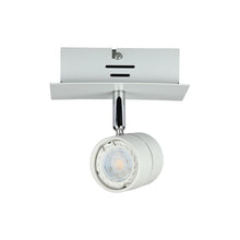Carica l'immagine nel visualizzatore di Gallery, V-TAC PORTAFARETTO DA INCASSO TRACK LIGHT ORIENTABILE PER LAMPADINE GU10