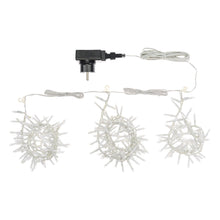 Carica l'immagine nel visualizzatore di Gallery, Cascata di luci a 3 nastri, 288 led bianco freddo