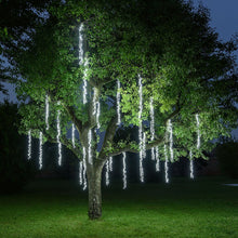 Carica l'immagine nel visualizzatore di Gallery, Cascata di luci a 3 nastri, 288 led bianco freddo