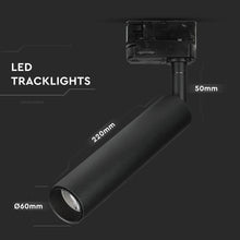 Cargar imagen en el visor de la galería, V-TAC PRO TRACK LIGHT LED COB 20W COLORE NERO CHIP SAMSUNG