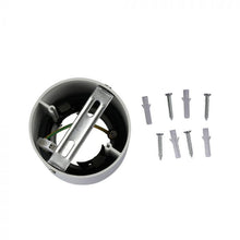 Carica l'immagine nel visualizzatore di Gallery, V-TAC PORTAFARETTO ROTONDO A MONTAGGIO SUPERFICIALE IP54 PER LAMPADINE GU10 E GU5.3