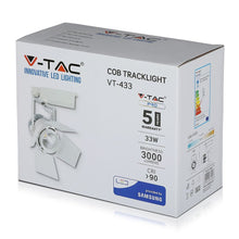 Carica l'immagine nel visualizzatore di Gallery, V-TAC PRO TRACK LIGHT LED COB 33W COLORE BIANCO CHIP SAMSUNG