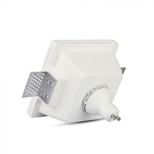 Carica l'immagine nel visualizzatore di Gallery, V-TAC PORTAFARETTO DA INCASSO IN GESSO E VETRO PER LAMPADINE GU10 E GU5.3