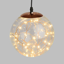 Cargar imagen en el visor de la galería, Sfera con microled bianco caldo, Ø 20 cm