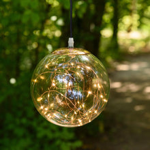 Cargar imagen en el visor de la galería, Sfera con microled bianco caldo, Ø 20 cm
