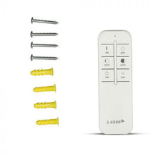 Cargar imagen en el visor de la galería, V-TAC LAMPADARIO LED A SOSPENSIONE BIANCO FORMA CIRCOLARE CON TELECOMANDO