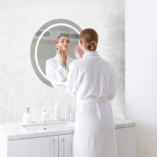 Carica l'immagine nel visualizzatore di Gallery, V-TAC LAMPADA LED A SPECCHIO ROTONDO DA PARETE 25W IP44 CON ANTI APPANNAMENTO