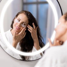 Carica l'immagine nel visualizzatore di Gallery, V-TAC LAMPADA LED A SPECCHIO ROTONDO DA PARETE 25W IP44 CON ANTI APPANNAMENTO