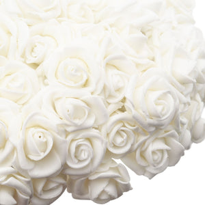 Bouquet di  rose luminose bianche