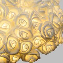 Carica l'immagine nel visualizzatore di Gallery, Bouquet di rose luminose bianche