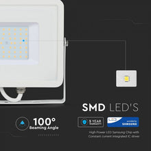 Carica l'immagine nel visualizzatore di Gallery, V-TAC FARO LED SMD 50W ULTRASOTTILE CHIP SAMSUNG DA ESTERNO