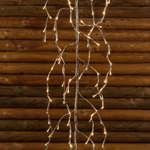 Carica l'immagine nel visualizzatore di Gallery, Tralcio Ramo argento 3 m, 288 led bianco caldo, cavo trasparente
