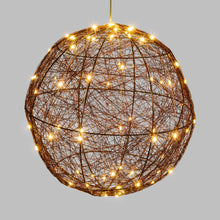 Carica l'immagine nel visualizzatore di Gallery, Sfera luminosa 3D, 160 microled bianco caldo
