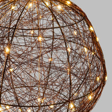 Carica l'immagine nel visualizzatore di Gallery, Sfera luminosa 3D, 160 microled bianco caldo