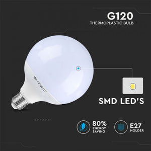 V-TAC LAMPADINA LED E27 13W GLOBO G120 DIMMERABILE