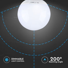 Carica l'immagine nel visualizzatore di Gallery, V-TAC LAMPADINA LED E27 13W GLOBO G120 DIMMERABILE