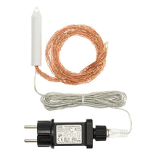 Carica l'immagine nel visualizzatore di Gallery, Cascata di luce rame, 300 microled bianco extra caldo